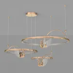 Подвесная люстра BIRDIE LUX 3R Rose Gold