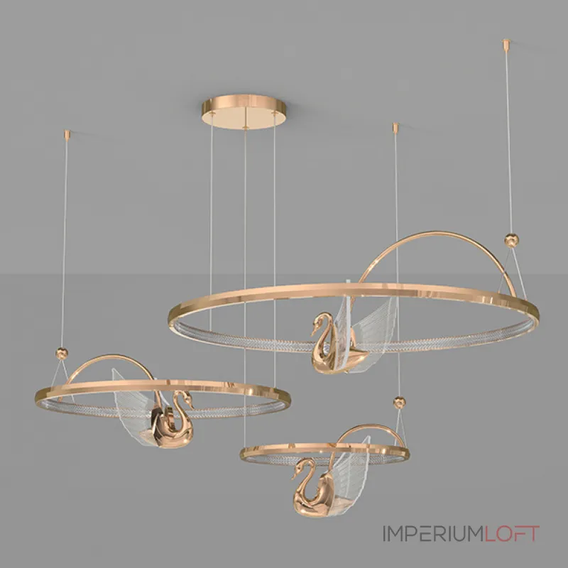 Подвесная люстра BIRDIE LUX 3R Rose Gold