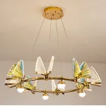 Подвесная люстра AMELIS LUX D83 Transparent 4000К