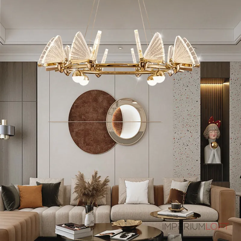 Подвесная люстра AMELIS LUX D83 Transparent 4000К