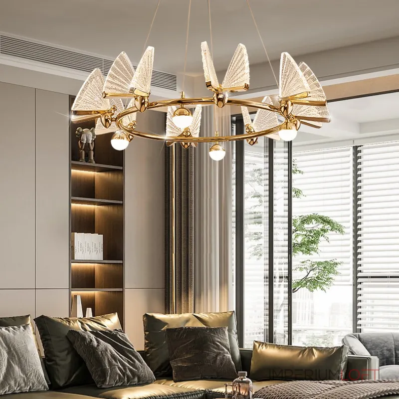 Подвесная люстра AMELIS LUX D83 Transparent 4000К