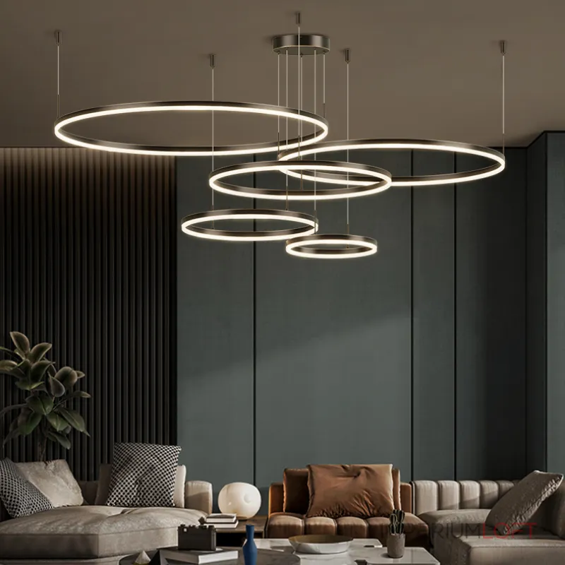 Подвесная люстра CRUISE BLACK LUX D40+60+80+100+120