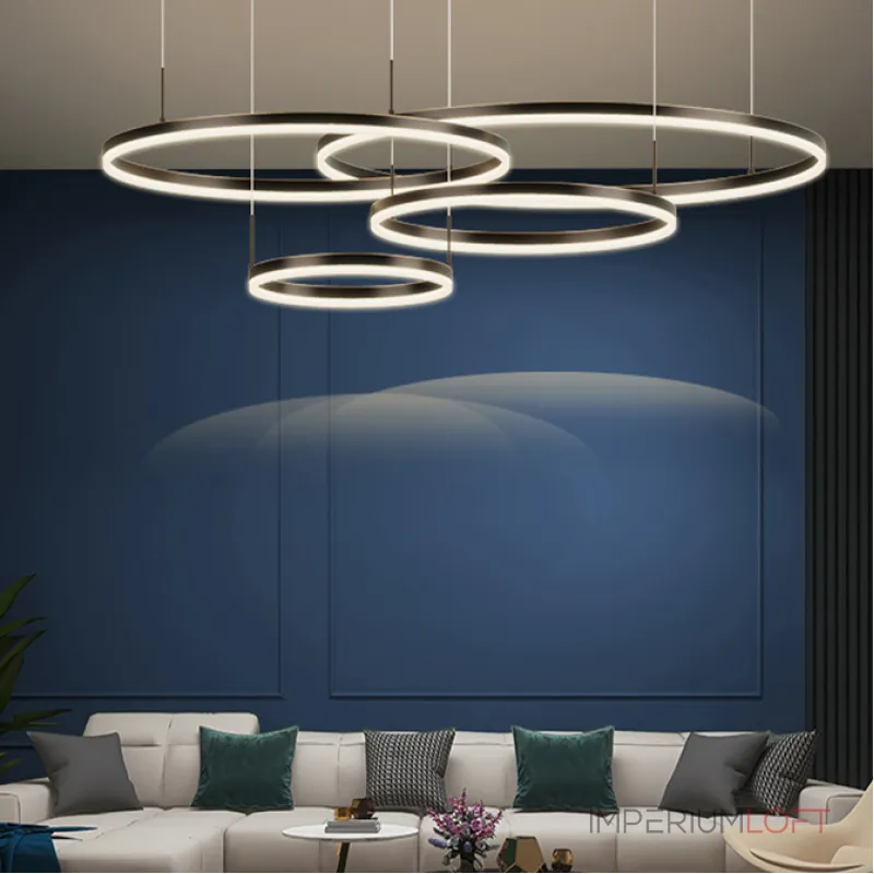 Подвесная люстра CRUISE BLACK LUX D40+60+80+100+120