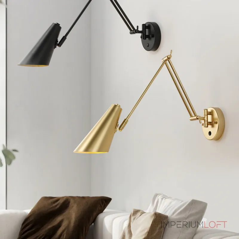 Настенный светильник FREDLY B Brass от ImperiumLoft Настенный светильник FREDLY B Brass от ImperiumLoft