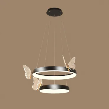 Подвесная люстра BABETTA D B D40+60 Black Подвесная люстра BABETTA D B D40+60 Black