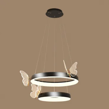 Подвесная люстра BABETTA D B D60+80 Black Подвесная люстра BABETTA D B D60+80 Black