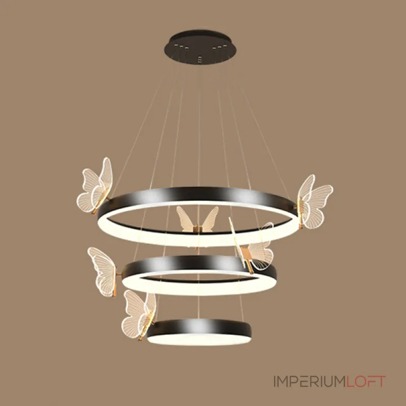 Подвесная люстра BABETTA D B D60+80 Black