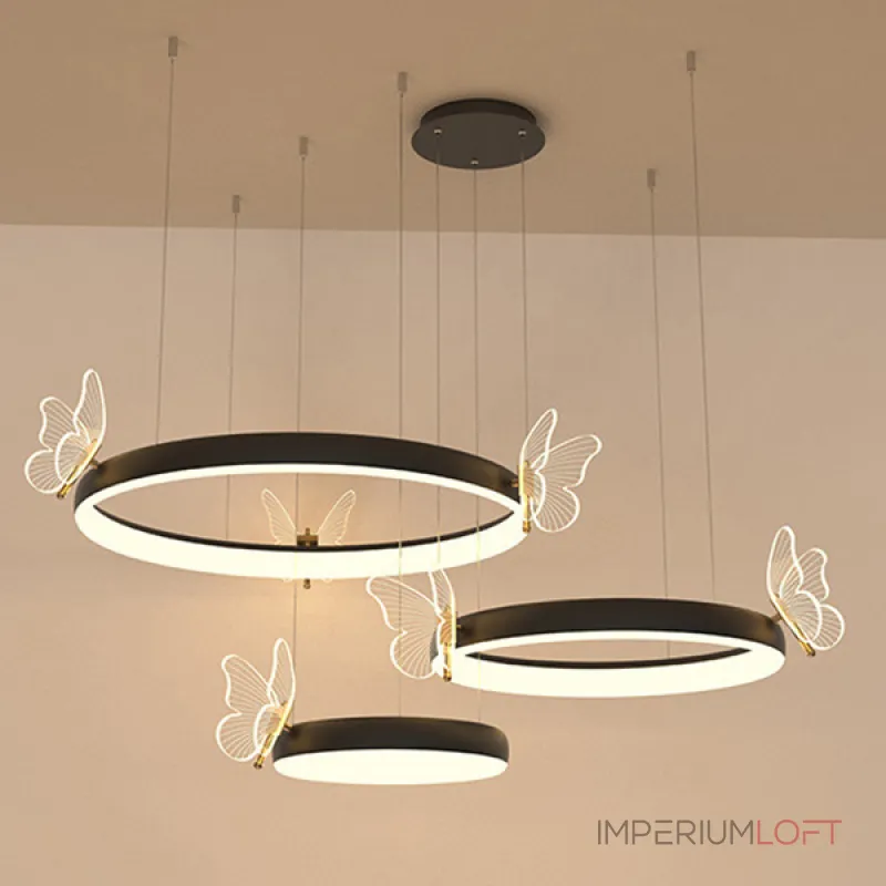 Подвесная люстра BABETTA D B D60+80 Black