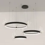 Подвесная люстра BABETTA D B D60+80 Black