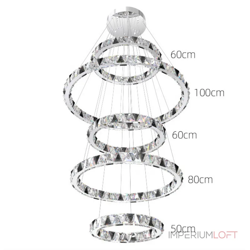 Подвесная люстра ALEKSANDRIN D60+80 Подвесная люстра ALEKSANDRIN D60+80