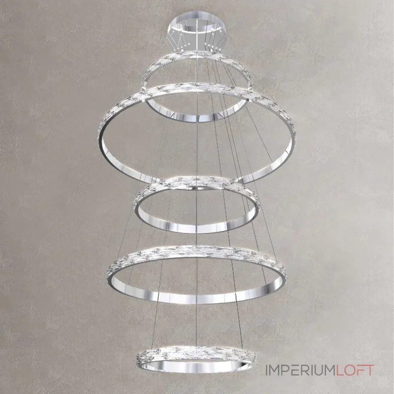 Подвесная люстра CAROLIN D50+80+60+100+60