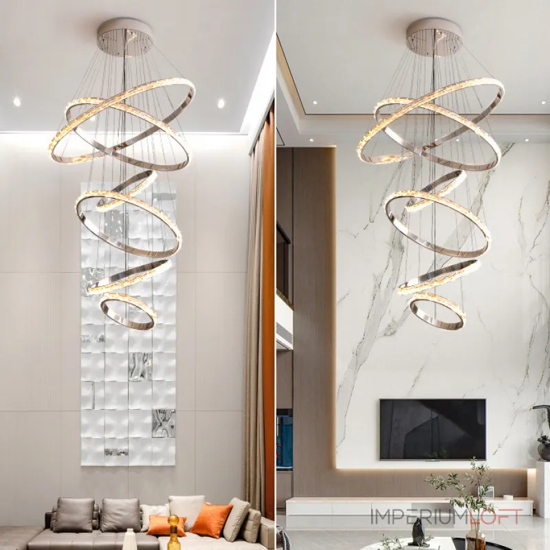 Подвесная люстра CAROLIN D50+80+60+100+60