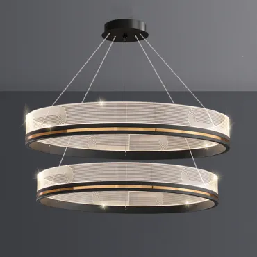 Подвесная люстра DILEMMA D60+80 Black