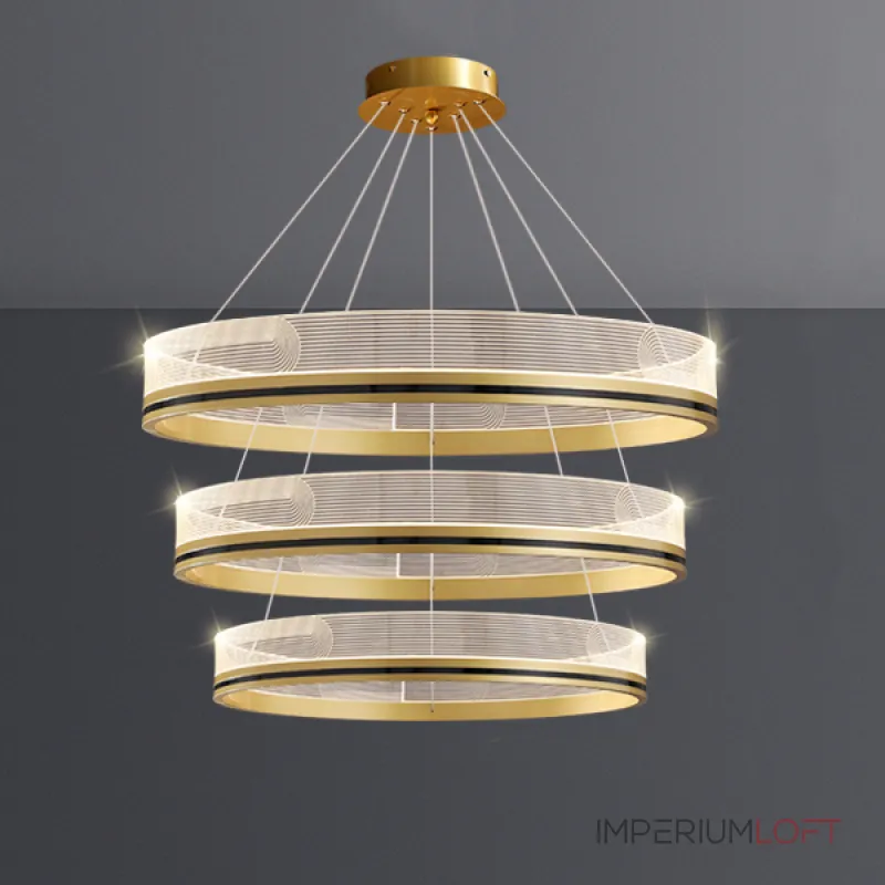 Подвесная люстра DILEMMA D100 Brass