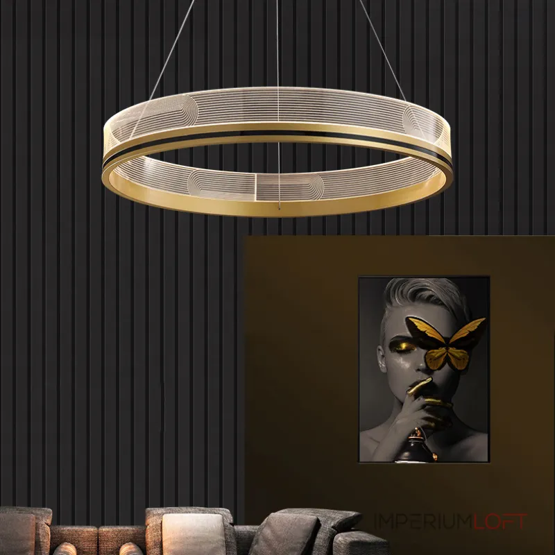 Подвесная люстра DILEMMA D100 Brass