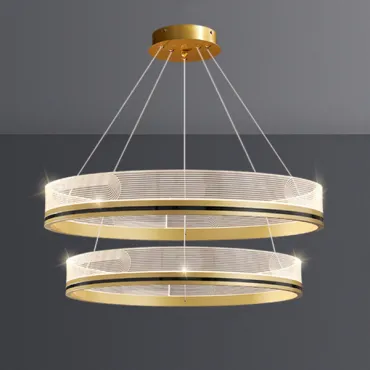 Подвесная люстра DILEMMA D80+100 Brass
