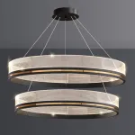 Подвесная люстра DILEMMA D80+100 Brass