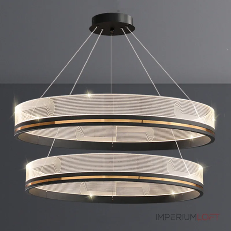 Подвесная люстра DILEMMA D80+100 Brass