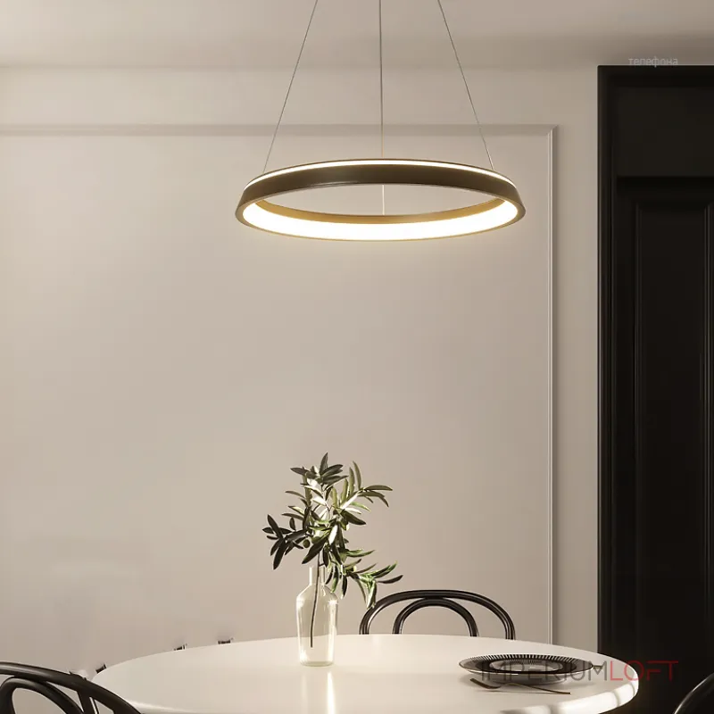 Подвесной светильник CHANETT D50 Black Трехцветный свет