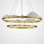 Подвесная люстра DIGNITY D80+100 Brass