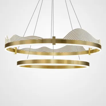 Подвесная люстра DIGNITY D80+100 Brass