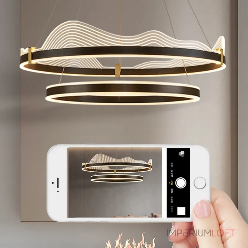 Подвесная люстра DIGNITY D80+100 Brass