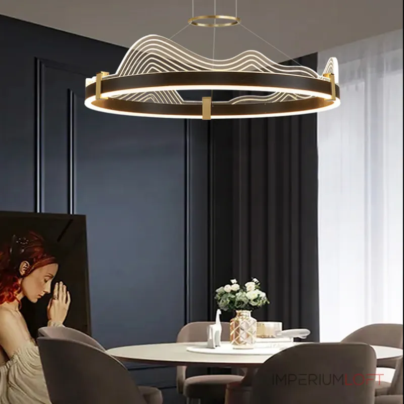 Подвесная люстра DIGNITY D80+100 Brass