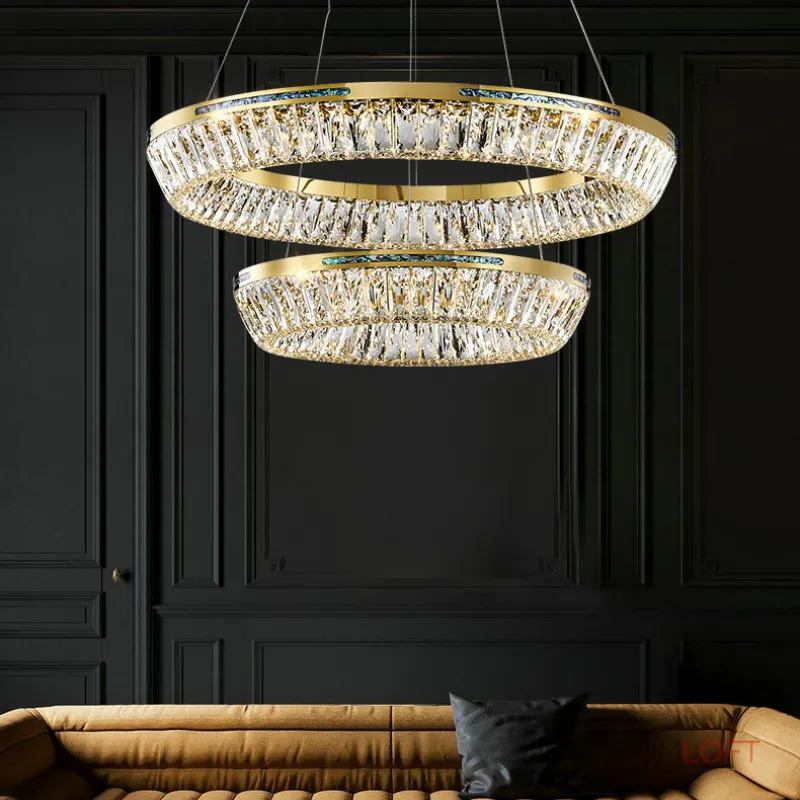 Подвесная люстра GERTRUDA LUX D60+80 Подвесная люстра GERTRUDA LUX D60+80