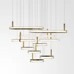Подвесная люстра GEDEON D40+40+40+40+40+60+60+80+80+80