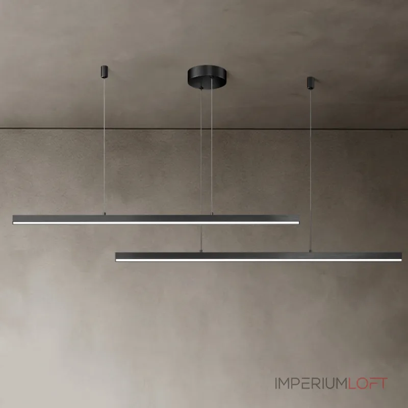 Подвесной светильник HELKEN DUO L115+155 Black Подвесной светильник HELKEN DUO L115+155 Black