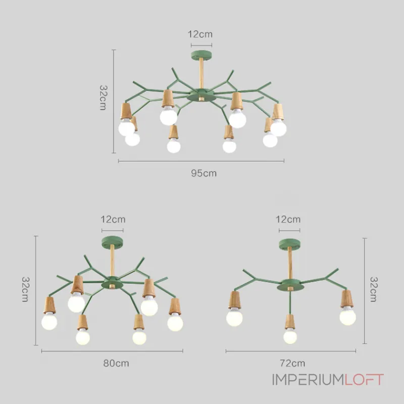 Потолочная люстра LES COLOR D72 Yellow