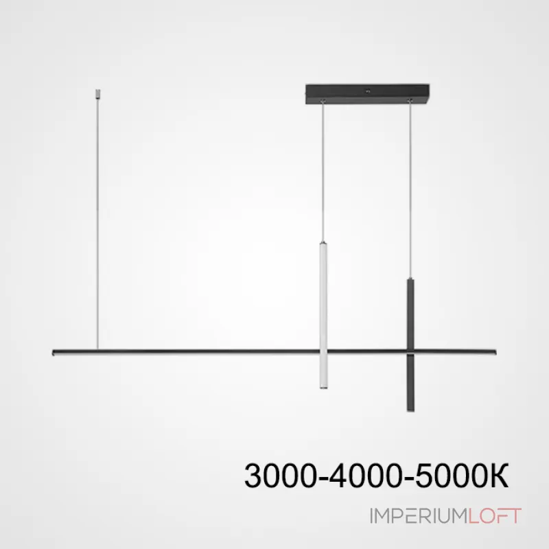 Подвесной светильник SQUIRREL L80 Black Трехцветный свет Подвесной светильник SQUIRREL L80 Black Трехцветный свет