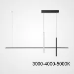 Подвесной светильник SQUIRREL L100 Black Трехцветный свет