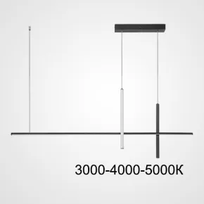 Подвесной светильник SQUIRREL L120 Black Трехцветный свет Подвесной светильник SQUIRREL L120 Black Трехцветный свет