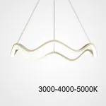 Подвесной светильник DOLORES L50 White Трехцветный свет