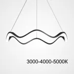 Подвесной светильник DOLORES L50 Black Трехцветный свет