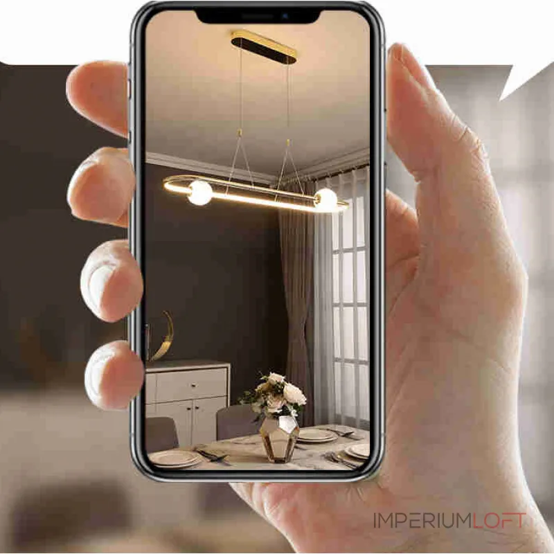 Подвесной светильник STORMS LONG Chrome от ImperiumLoft