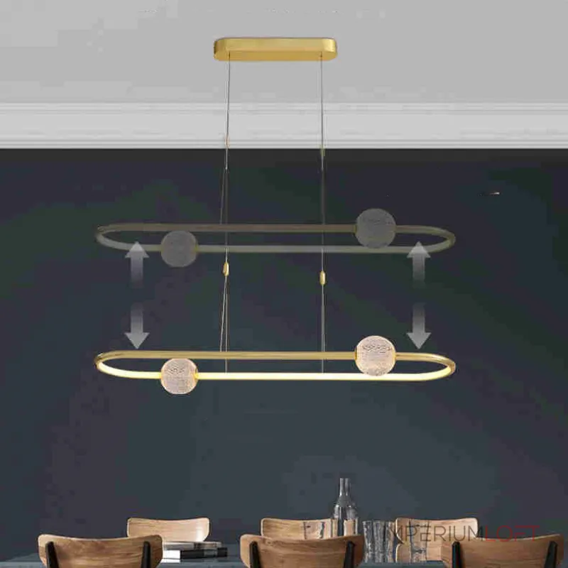 Подвесной светильник STORMS LONG Chrome от ImperiumLoft