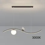 Подвесной светильник BABETTA WAVE Black 3000К от ImperiumLoft