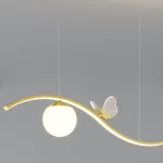 Подвесной светильник BABETTA WAVE Black Трехцветный свет от ImperiumLoft