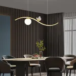 Подвесной светильник BABETTA WAVE Black Трехцветный свет от ImperiumLoft