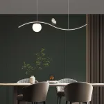 Подвесной светильник BABETTA WAVE Black Трехцветный свет от ImperiumLoft