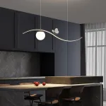 Подвесной светильник BABETTA WAVE Black Трехцветный свет от ImperiumLoft