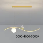 Подвесной светильник BABETTA WAVE Brass Трехцветный свет от ImperiumLoft