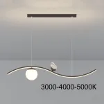 Подвесной светильник BABETTA WAVE Black Трехцветный свет от ImperiumLoft