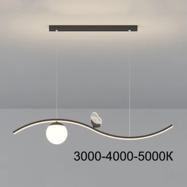 Подвесной светильник BABETTA WAVE Black Трехцветный свет Подвесной светильник BABETTA WAVE Black Трехцветный свет