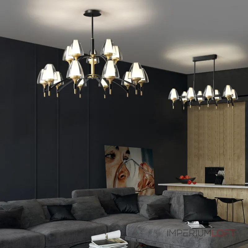 Потолочный светильник NANSY LONG L90 от ImperiumLoft