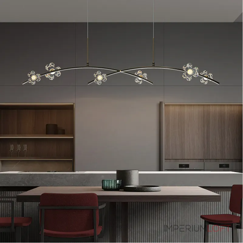 Подвесной светильник CAMILIA ARC L100 Black от ImperiumLoft