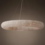 Подвесной светильник Crystal Halo D150 Gold от ImperiumLoft