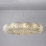 Подвесной светильник Crystal Halo D150 Gold от ImperiumLoft